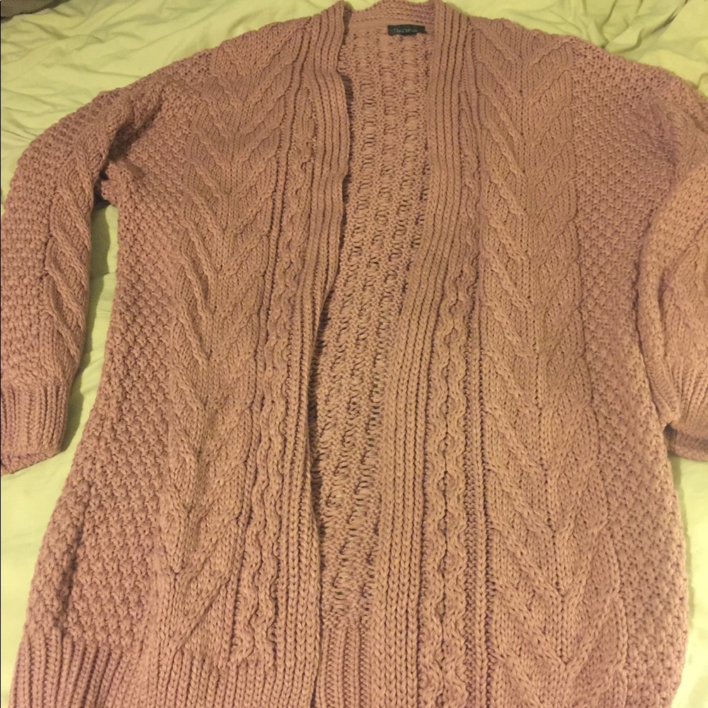 Top shop blush cardigan size 6.